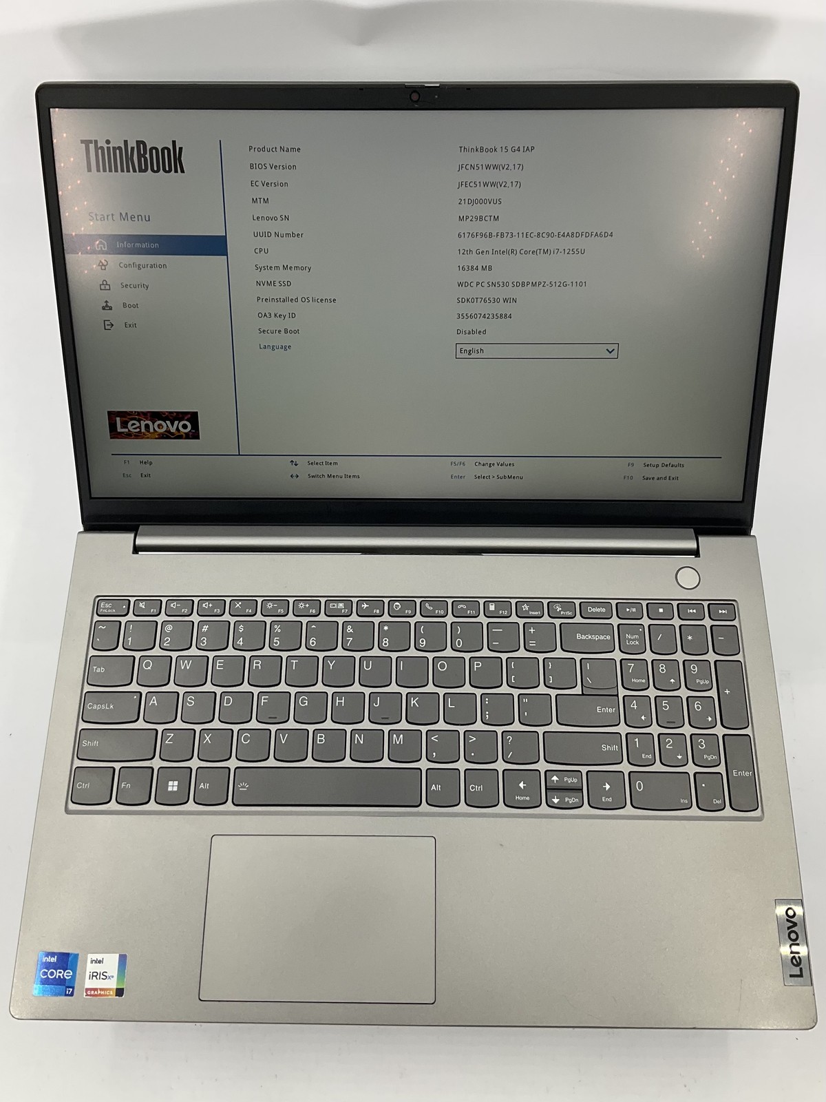 Lenovo ThinkBook 15 G4 IAP 15.6" Touch Core i7-1255U 512GB 16GB B Win 11 Pro