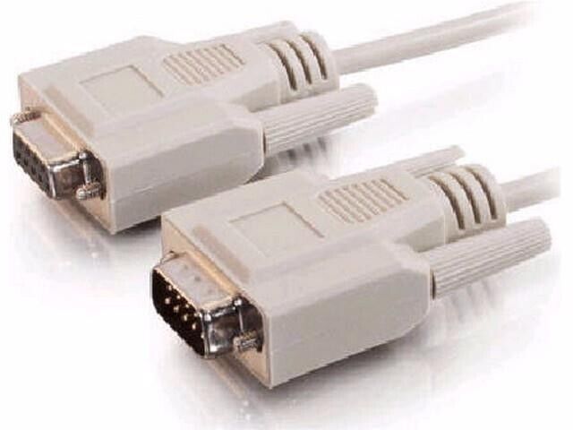 09452 - C2G Cables To Go 25ft DB9 M F Extension Cable Beige