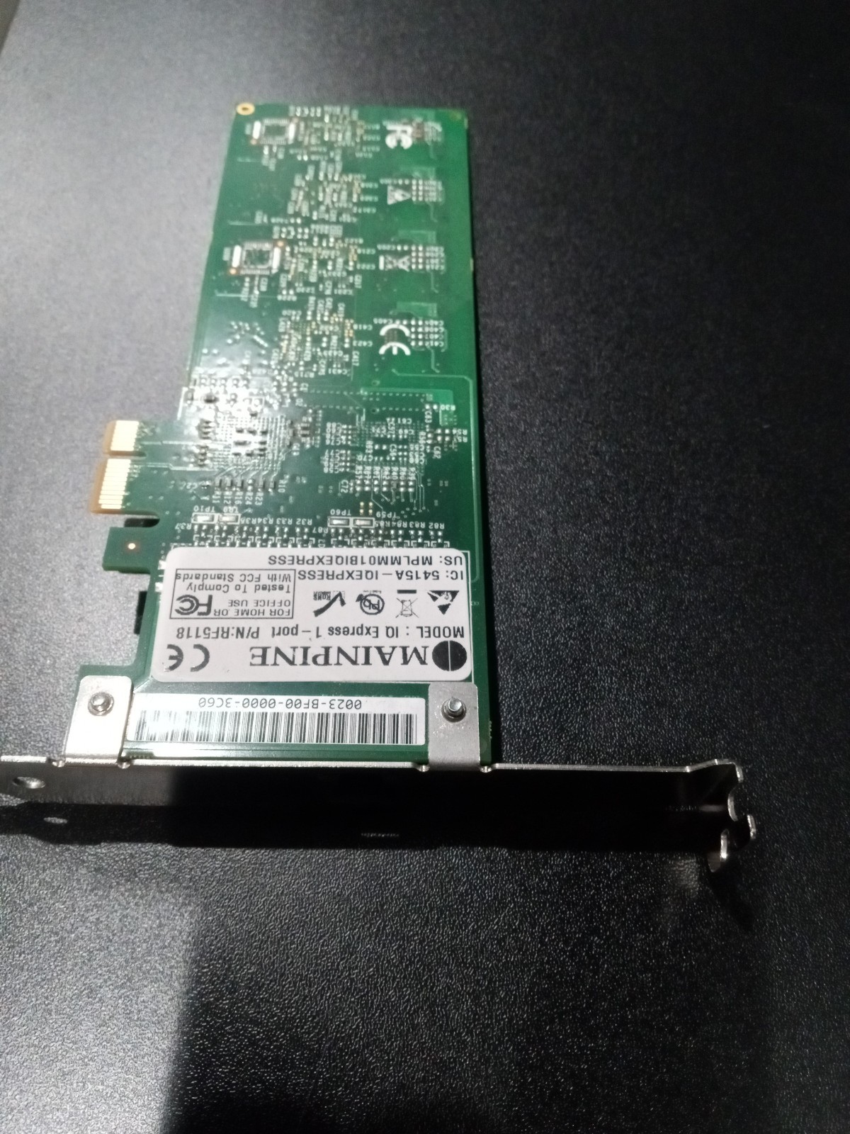 Mainpine IQ Express 1-port modem RF5118 fax card PCIe