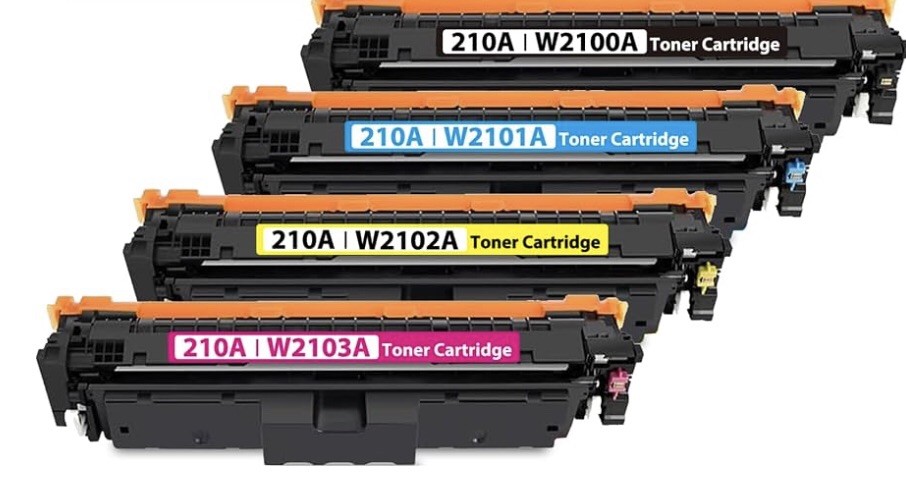 210A Toner Cartridges 4 Pack for HP 210A 210X MFP 4301fdw 4301fdn with Chip