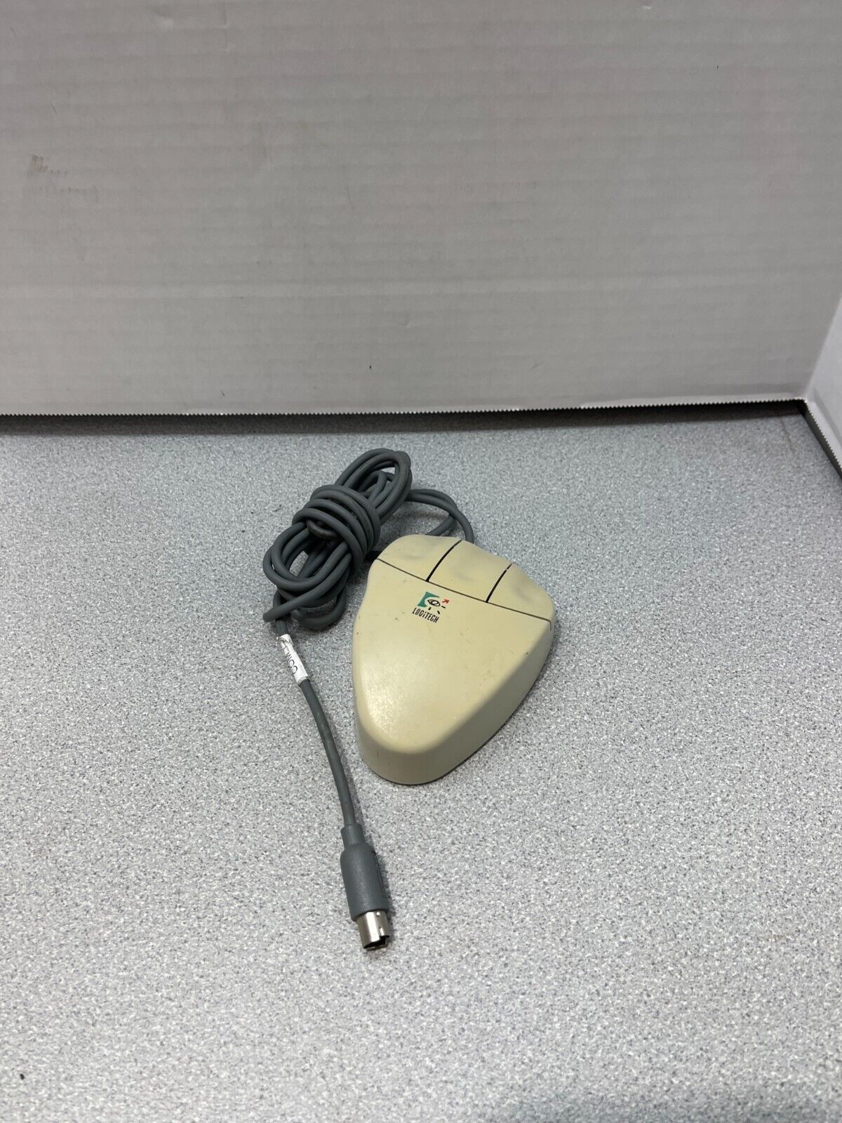Vintage Logitech Mouseman 3 button M-C038 811188-01 PS/2 Tested