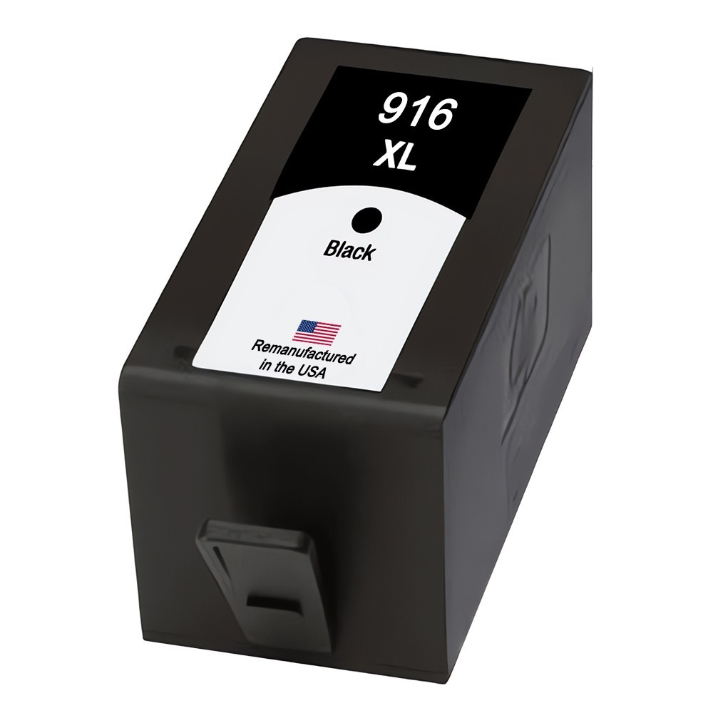 Compatible Ink Cartridge For HP 916XL Black-USA