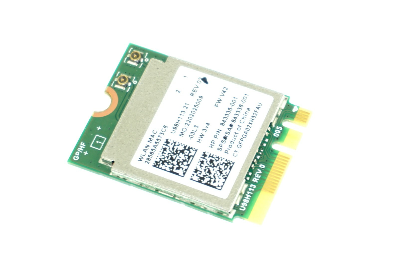 843335-001 RTL8188EE GENUINE HP WIRELESS BLEUTOOTH CARD 15-AY009DX (CB75)