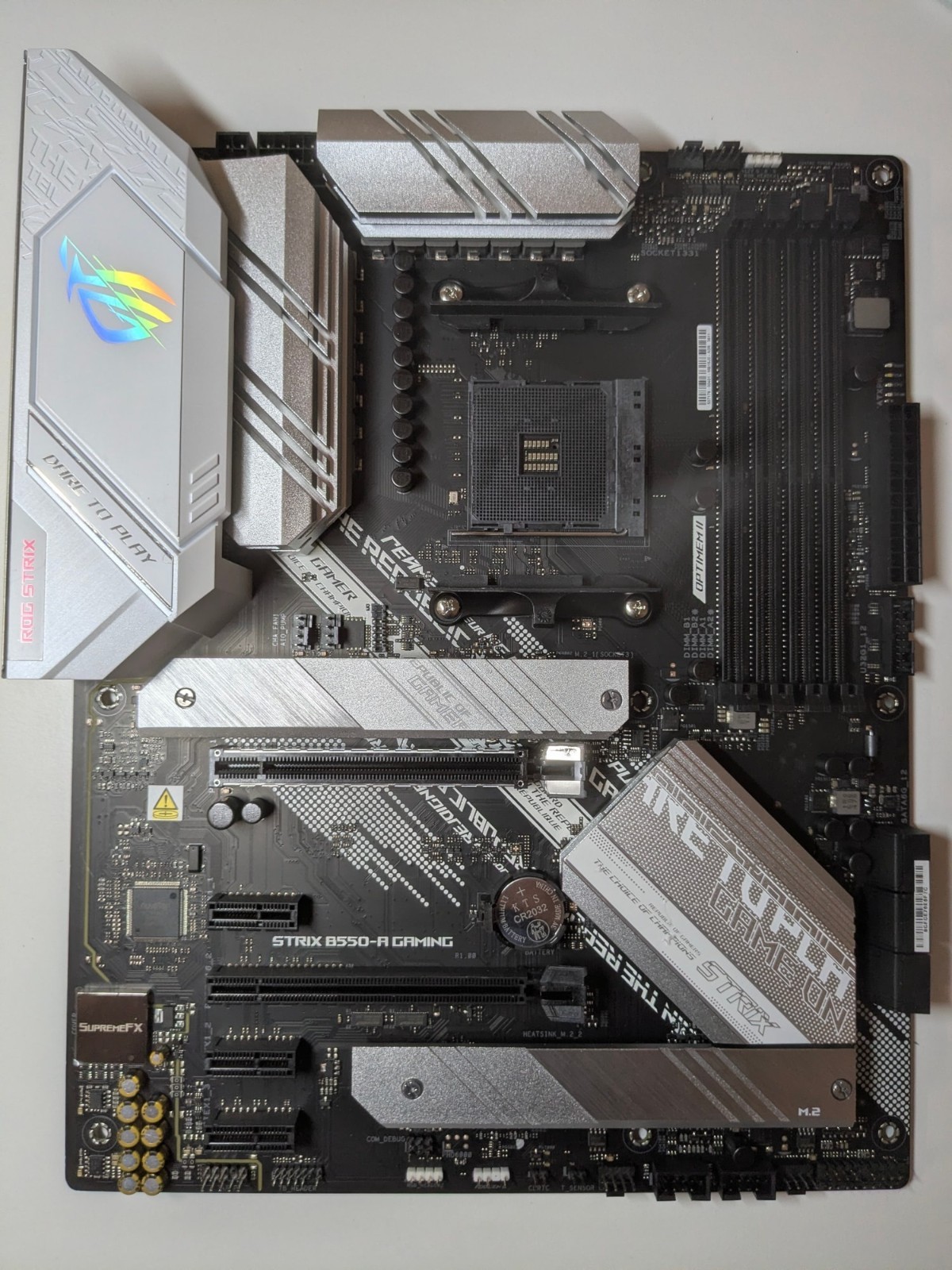 ASUS ROG Strix B550-A Gaming AM4 ATX DDR4 Motherboard White