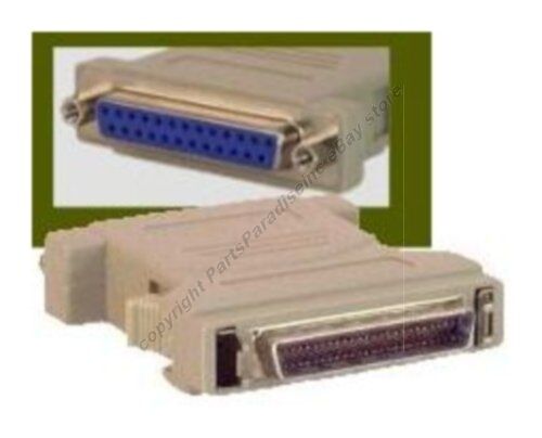 Lot10 50pin SCSI2 Male Plug~DB25 Female Jack, cable/cord/wire Adapter PC/SUN/MAC