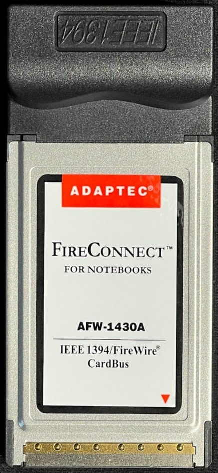 Dell / Adaptec FireConnect IEEE 1394/FireWire CardBus / AFW-1430A / DD962