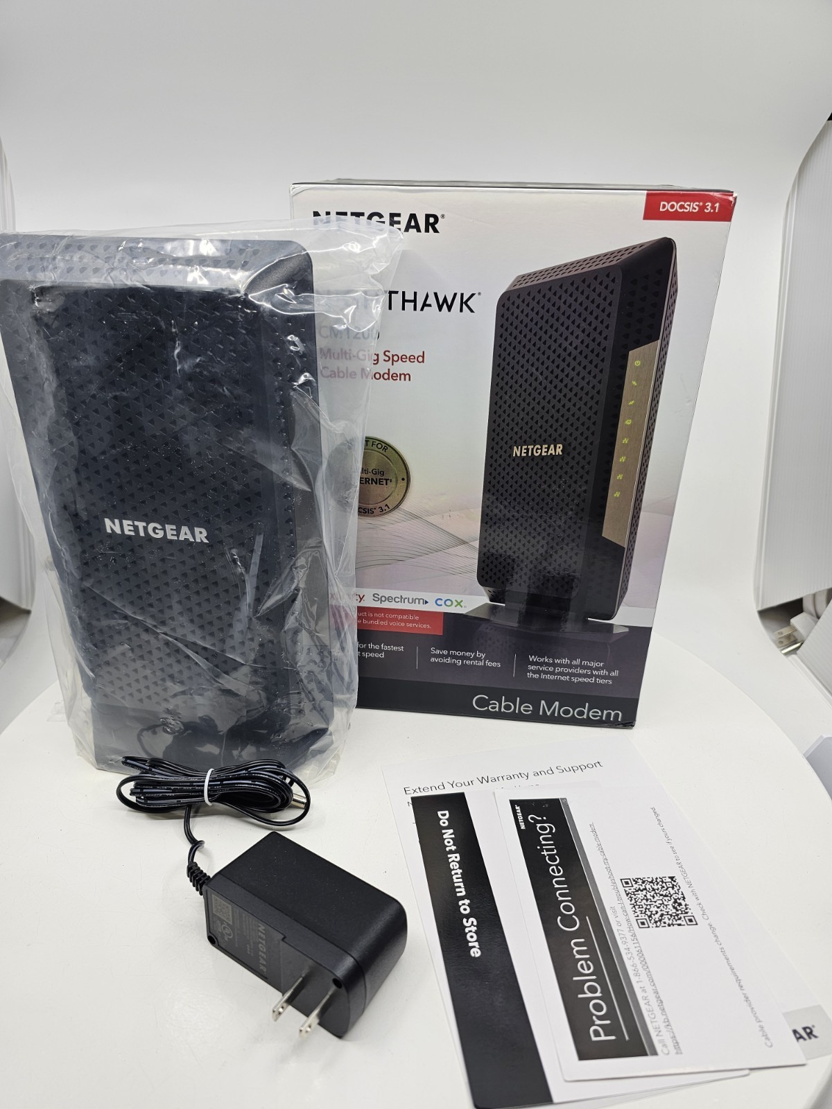 NETGEAR Nighthawk CM1200 3.1 DOCSIS 3.1 Cable Modem Excellent Condition Free 📦 