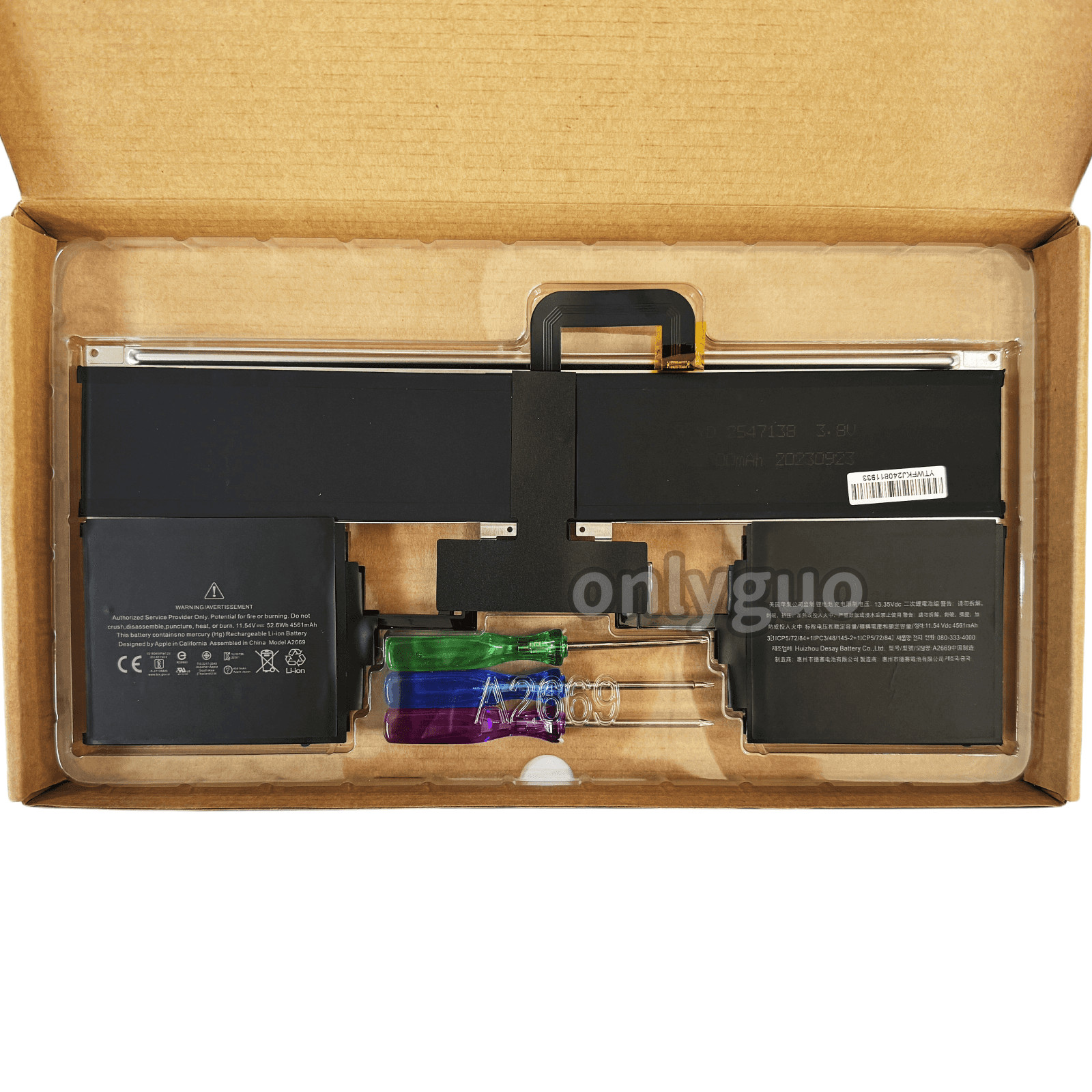 Genuine OEM A2681 A2669 Battery For Apple MacBook Air 13" M2, M2 2022 661-26150