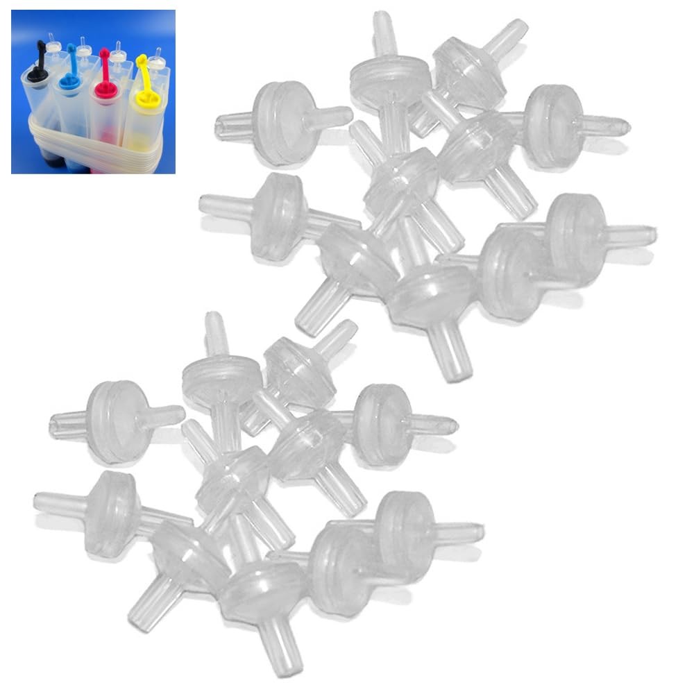 30 Pack Ink Cartridge Filter Hole Plug Dust Cover for Epson HP Canon Brother ...