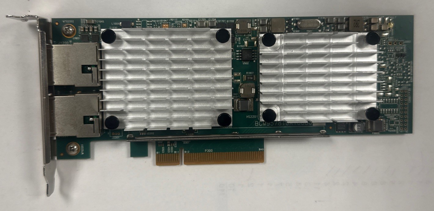 Broadcom BCM957810A1008G Dual Port 10GbE SFP+ PCIe Network Card 95Y3759 95Y3761