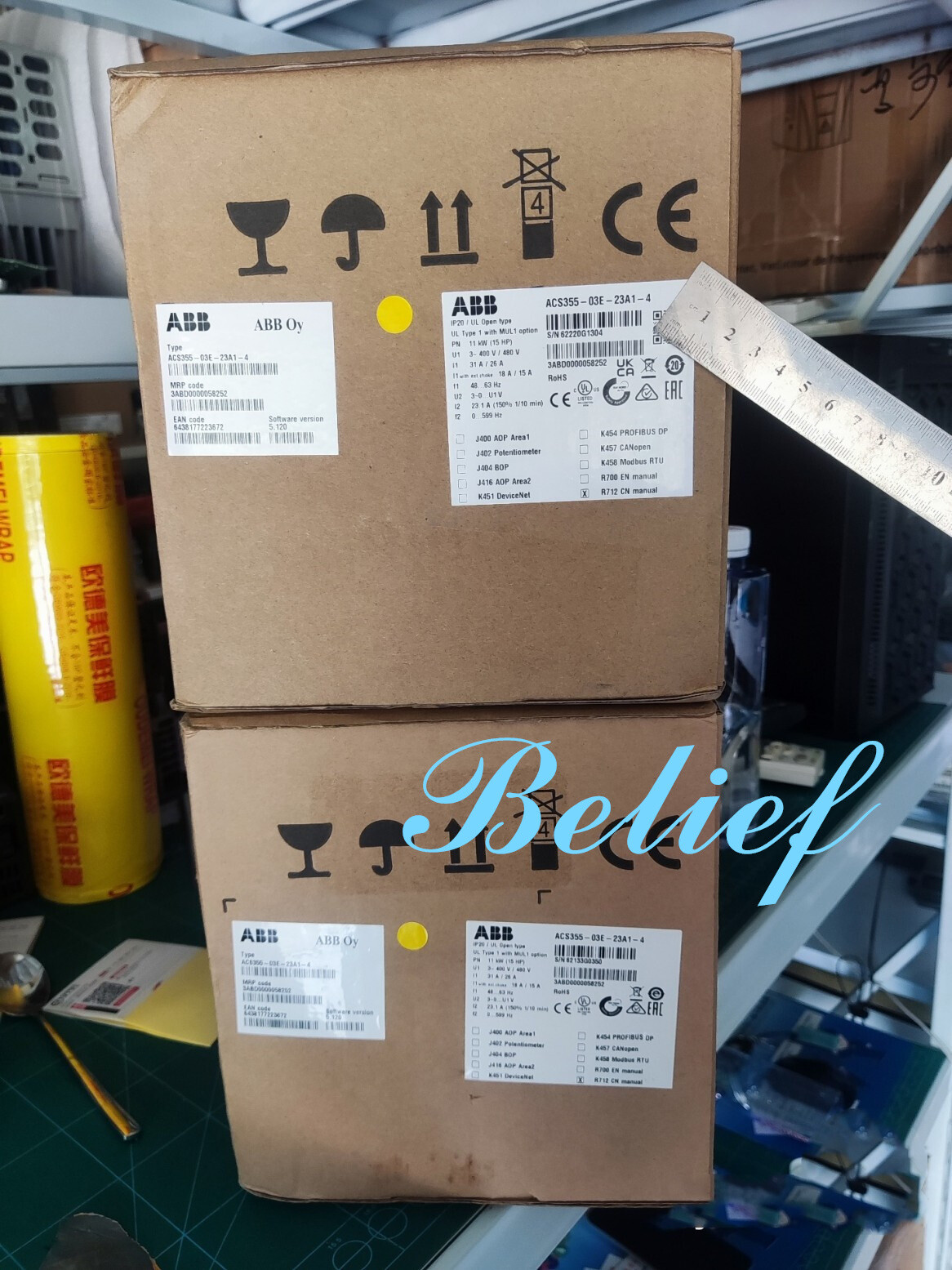 1pc ABB ACS355-03E-23A1-4 Brand New Inverter Via DHL or FedEX
