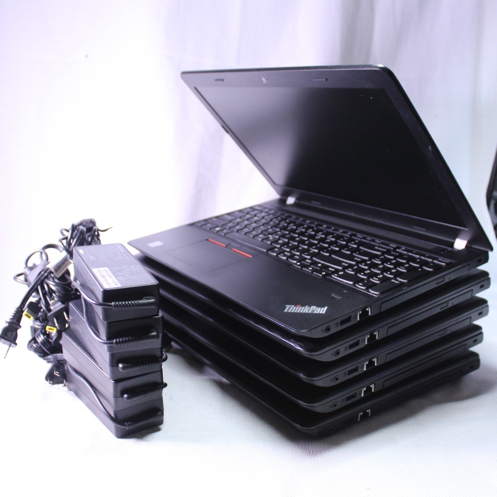 Lot of 5 Lenovo ThinkPad E570 i5-7200u 8GB RAM No HDD / OS - Chargers Included