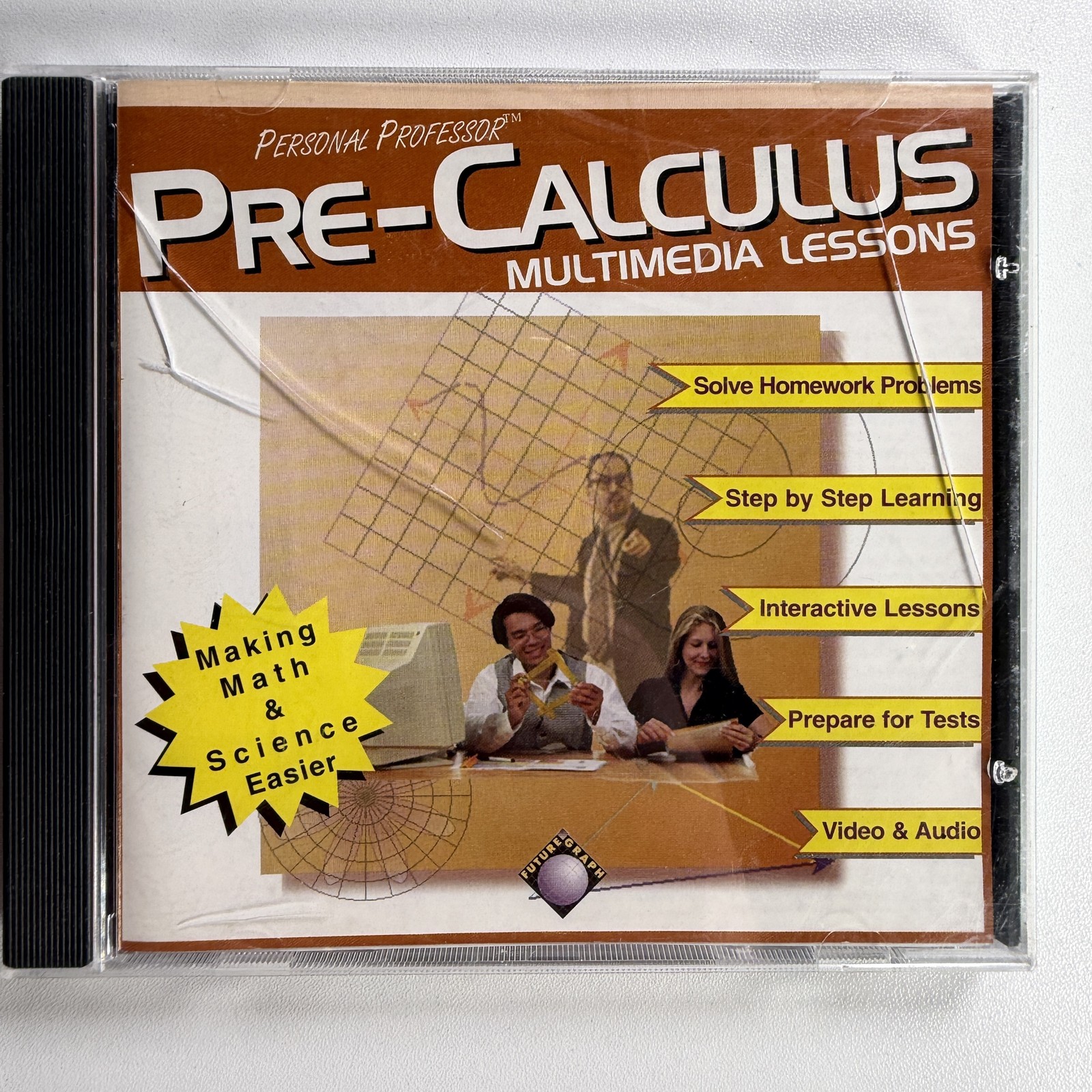 Personal Professor Pre-Calculus Lessons CD-ROM Software Windows 3.x 95 Education