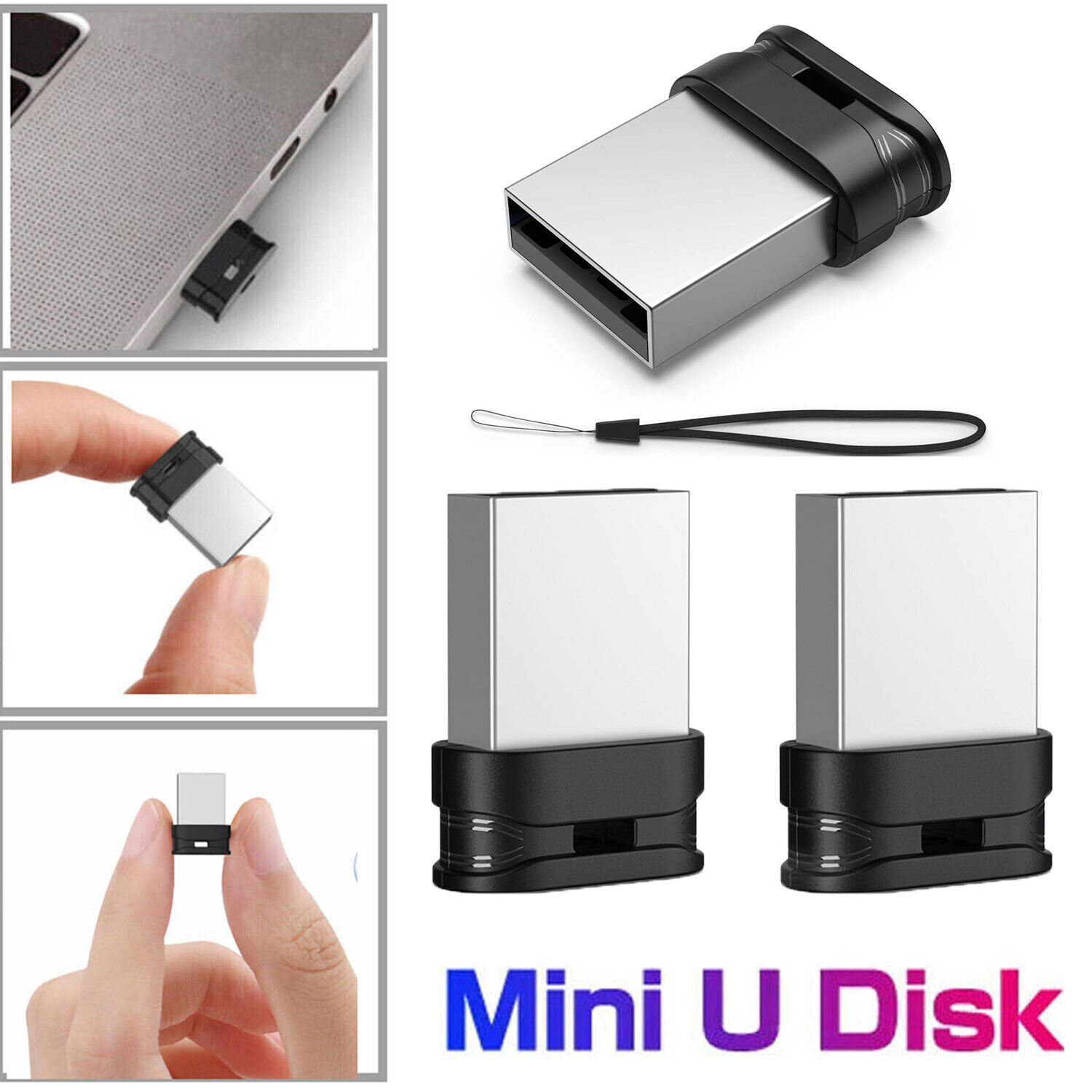 Super Slim mini USB Flash Drive Pen 32gb 64gb Lot Memory Sticks USB 2.0 Drives