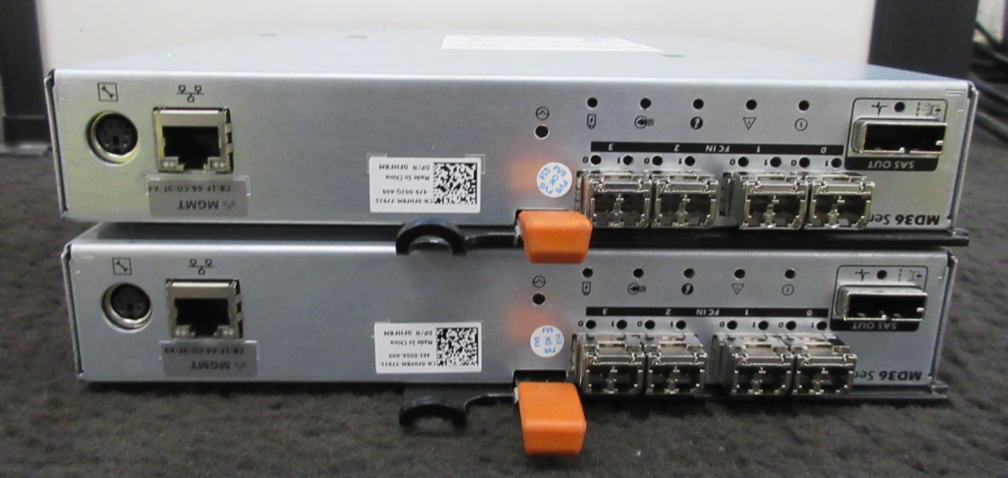 LOT OF 2 Dell E02M PowerVault E02M004 Controller