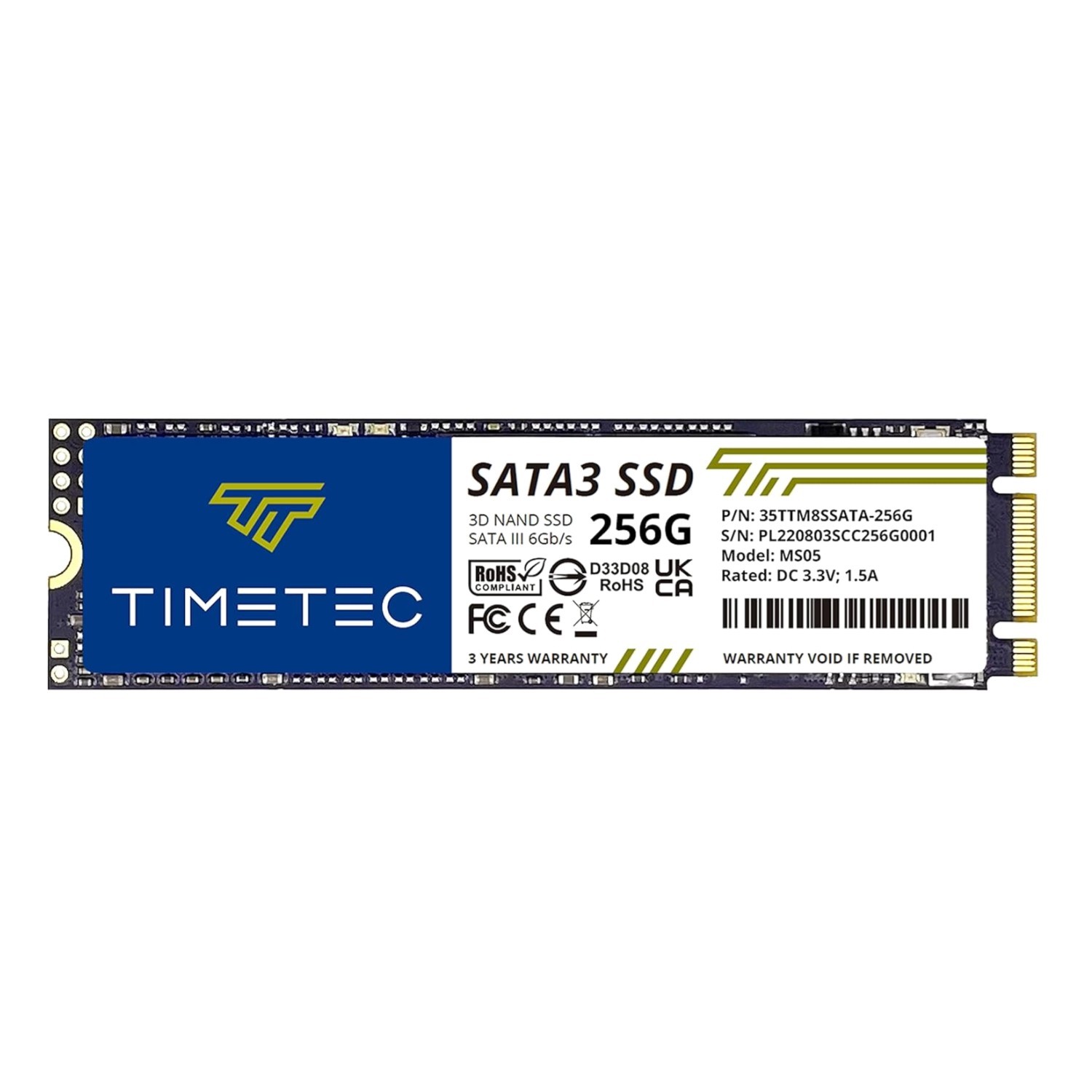 Upgrade Your Storage: 256GB SATA III SSD with 550MB/s Read Speed & SLC Cache