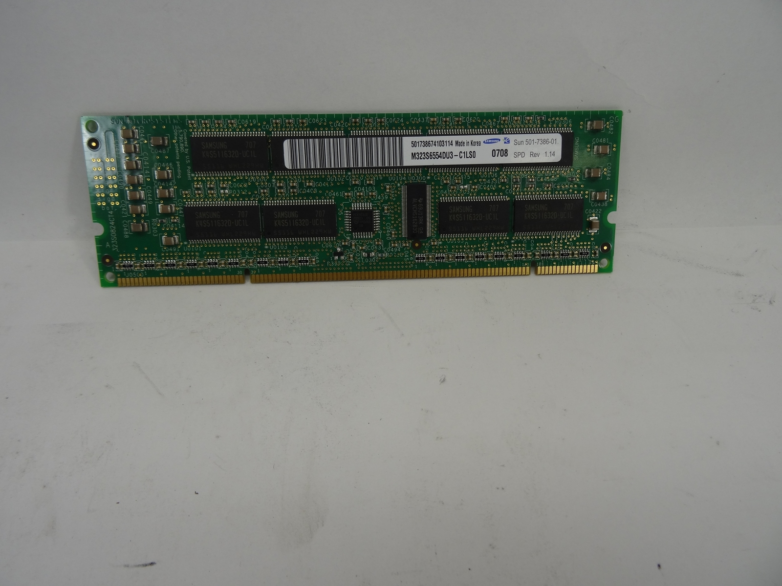 501-7386-01 SUN MICROSYSTEMS GENUINE 1GB PC100 MEMORY MODULE FOR SUN