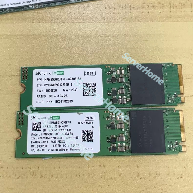 SK Hynix BC501 256GB M.2 NVMe SSD Fast Internal Storage Drive For Laptop Desktop
