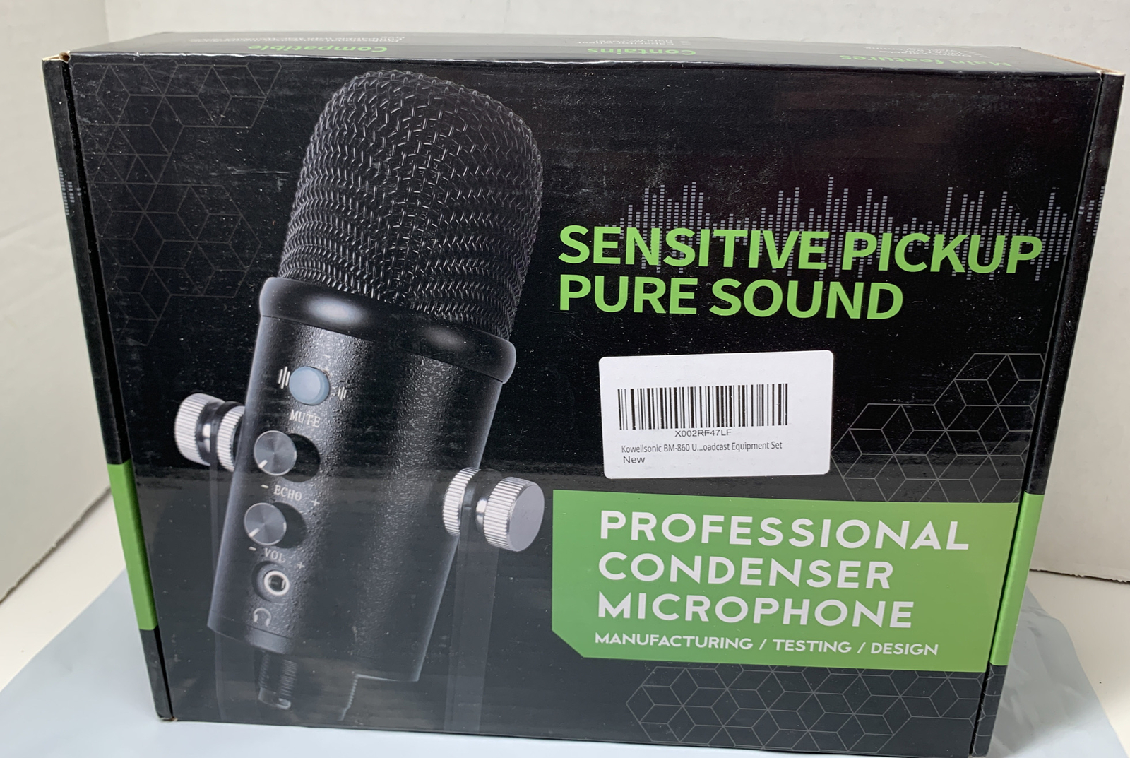 Sensitive Pickup Pure Sound Mic USB Professional Recording Condenser Microphone