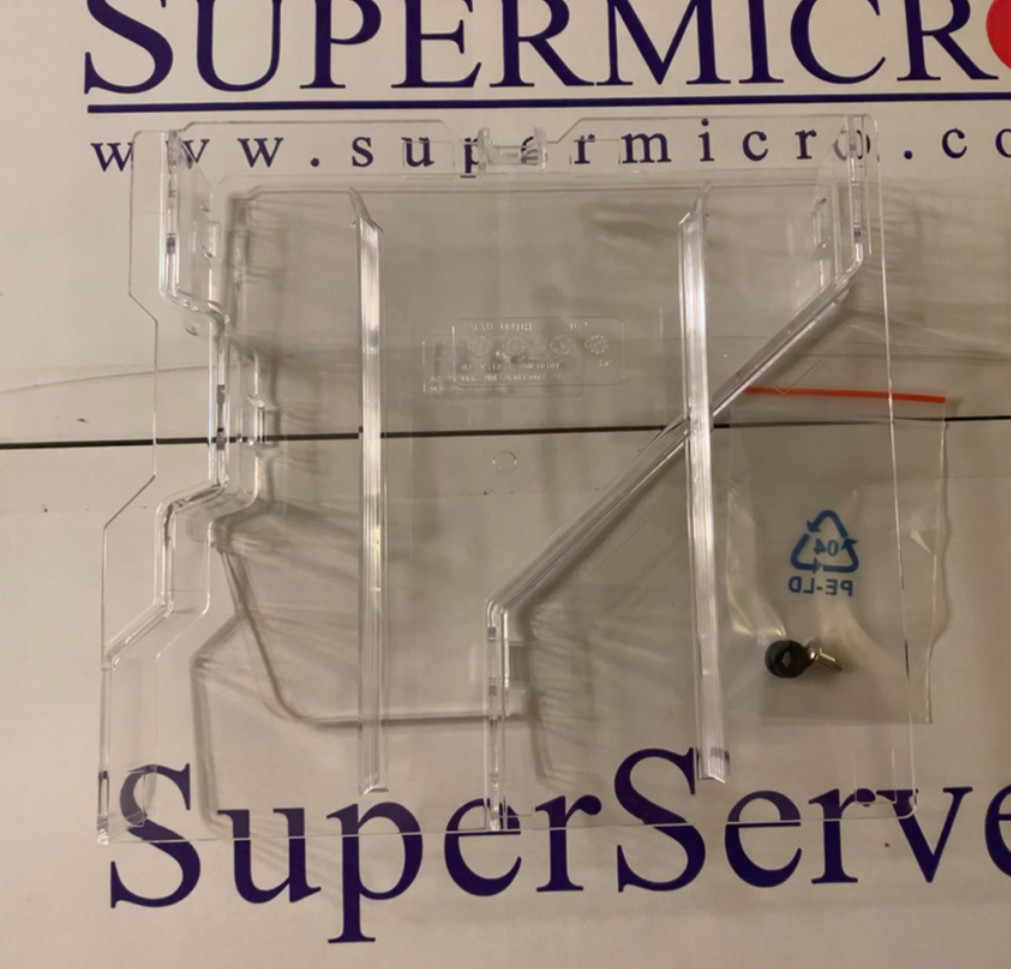 SuperMicro MCP-310-21909-0N Left side duel level Plastic air shroud for GPU1 