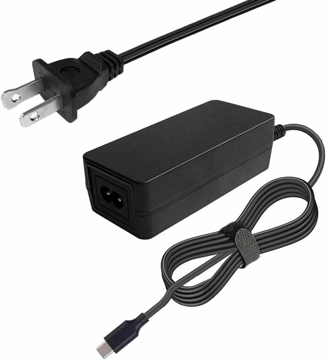 For Samsung Chromebook Plus XE513C24-K01US USB-C Charger AC Adapter Power Supply