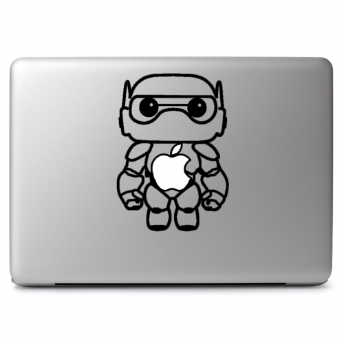 Big Hero 6 Armored Bay Max Sticker Decal for Macbook Laptop Car Window Door Wall