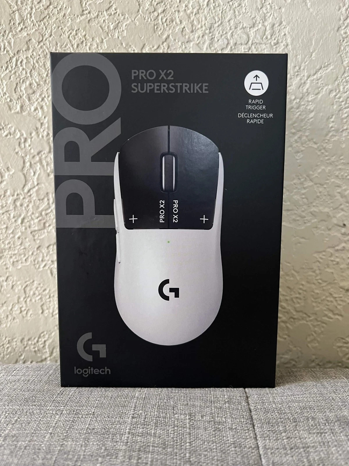 New Logitech Pro X2 Superstrike Lightspeed Wireless Gaming Mouse