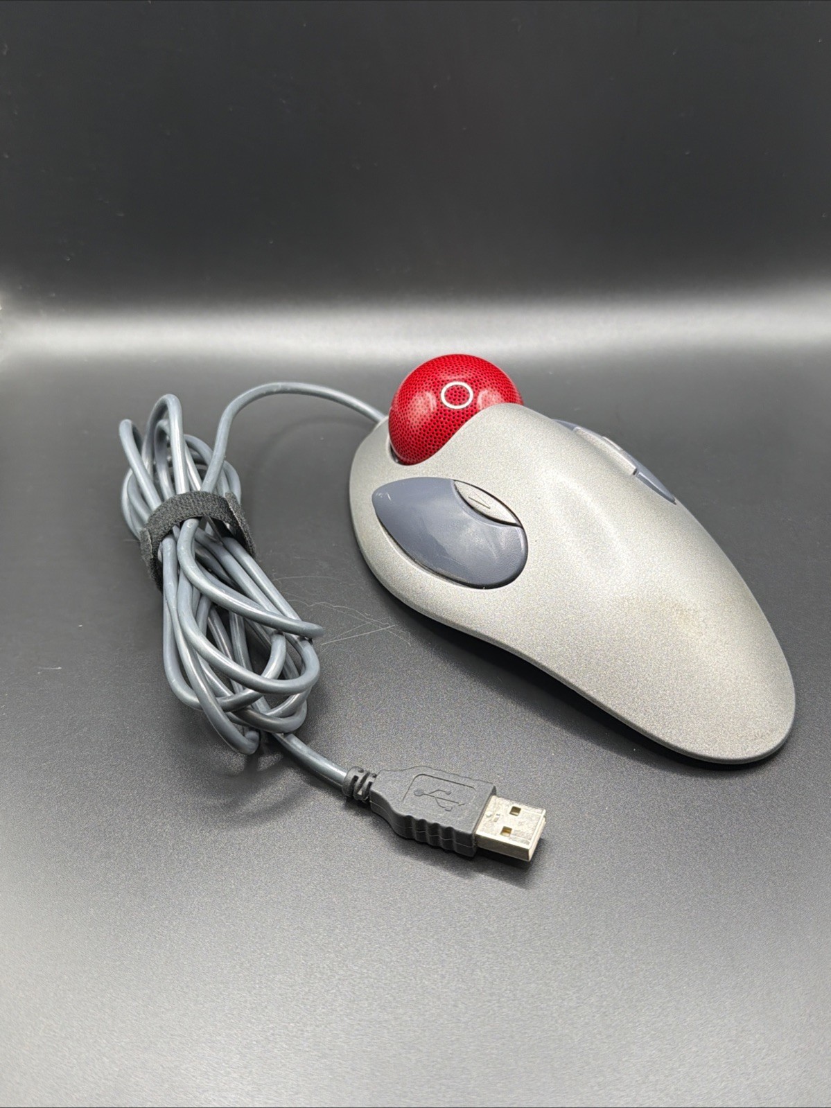 Logitech T-BC21  Trackman Trackball USB Mouse Marble Ball - TESTED WORKS