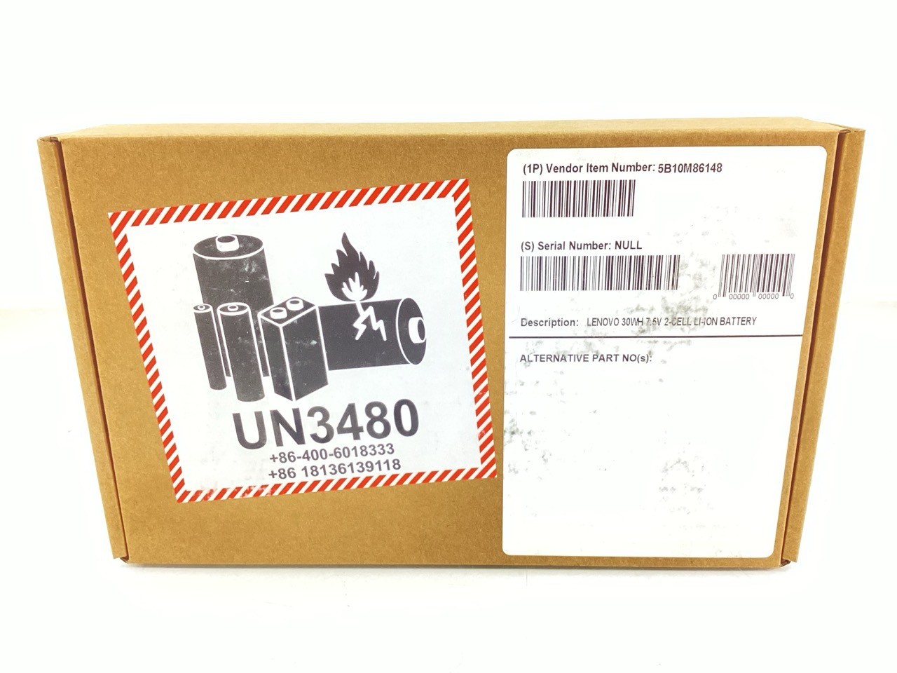 Lenovo OEM Battery for IdeaPad 320 Laptop - 7.5V, 2-Cell (5B10M86148)