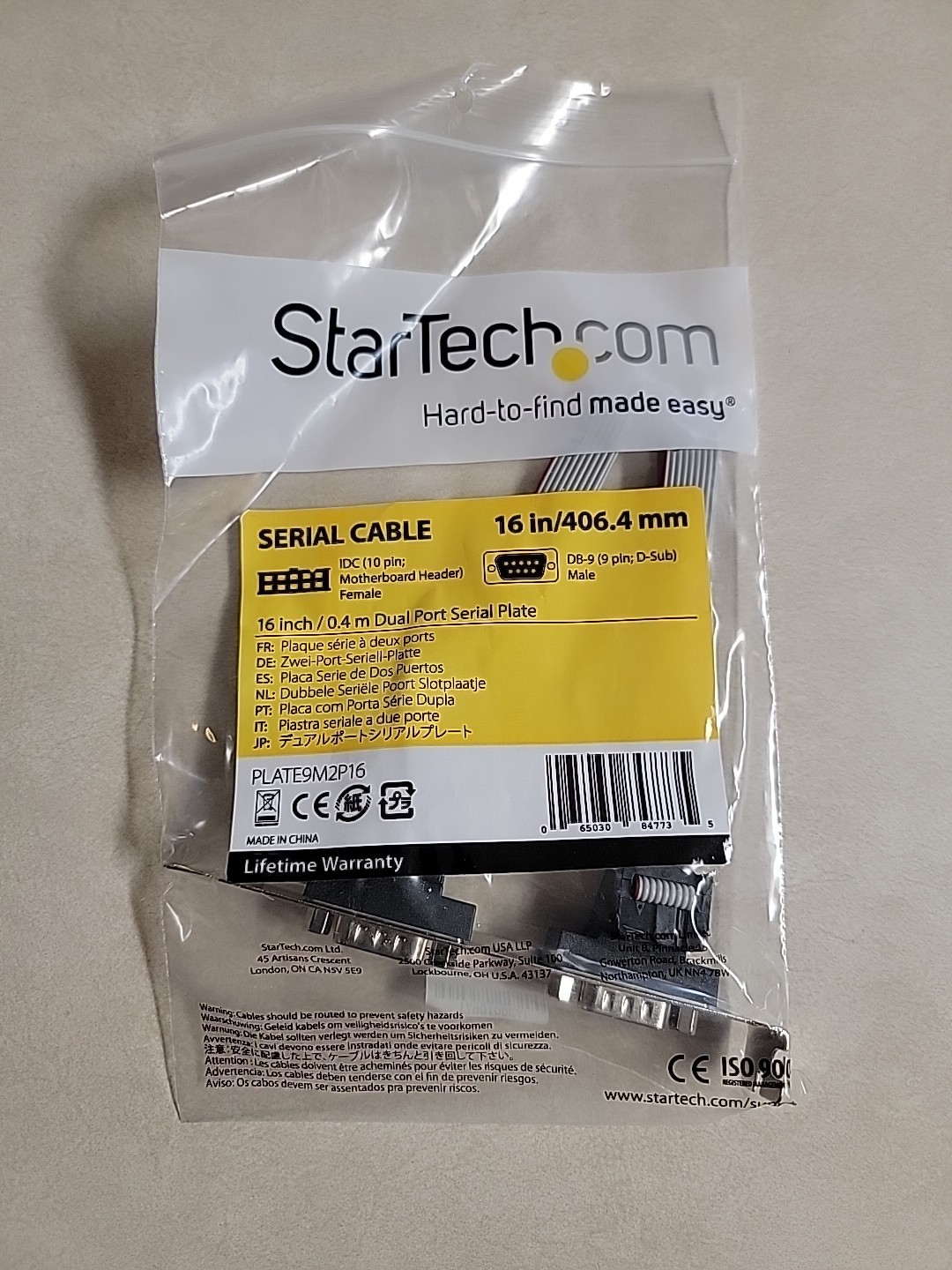 StarTechcom 45PATCH20GR Cable