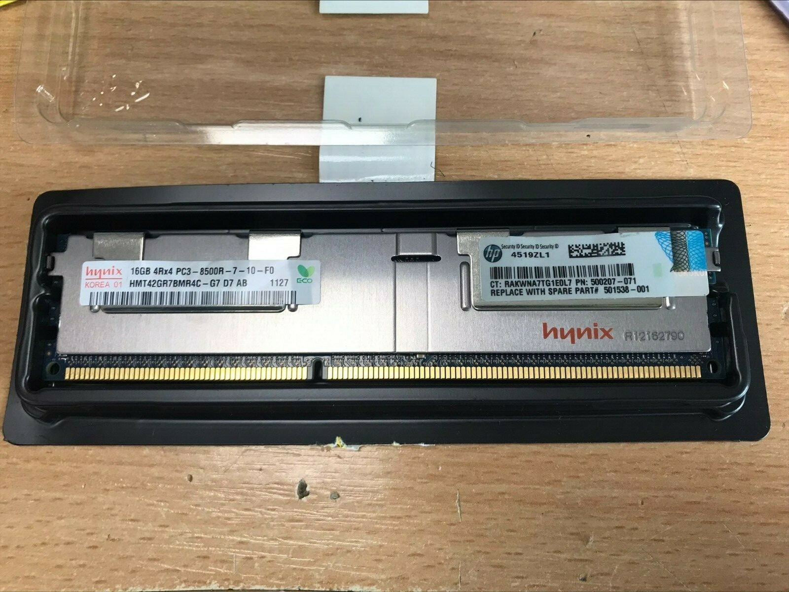16GB PC3-8500 DDR3 4RX4 MEMORY - HMT42GR7BMR4C 500666-B21 500207-071 501538-001