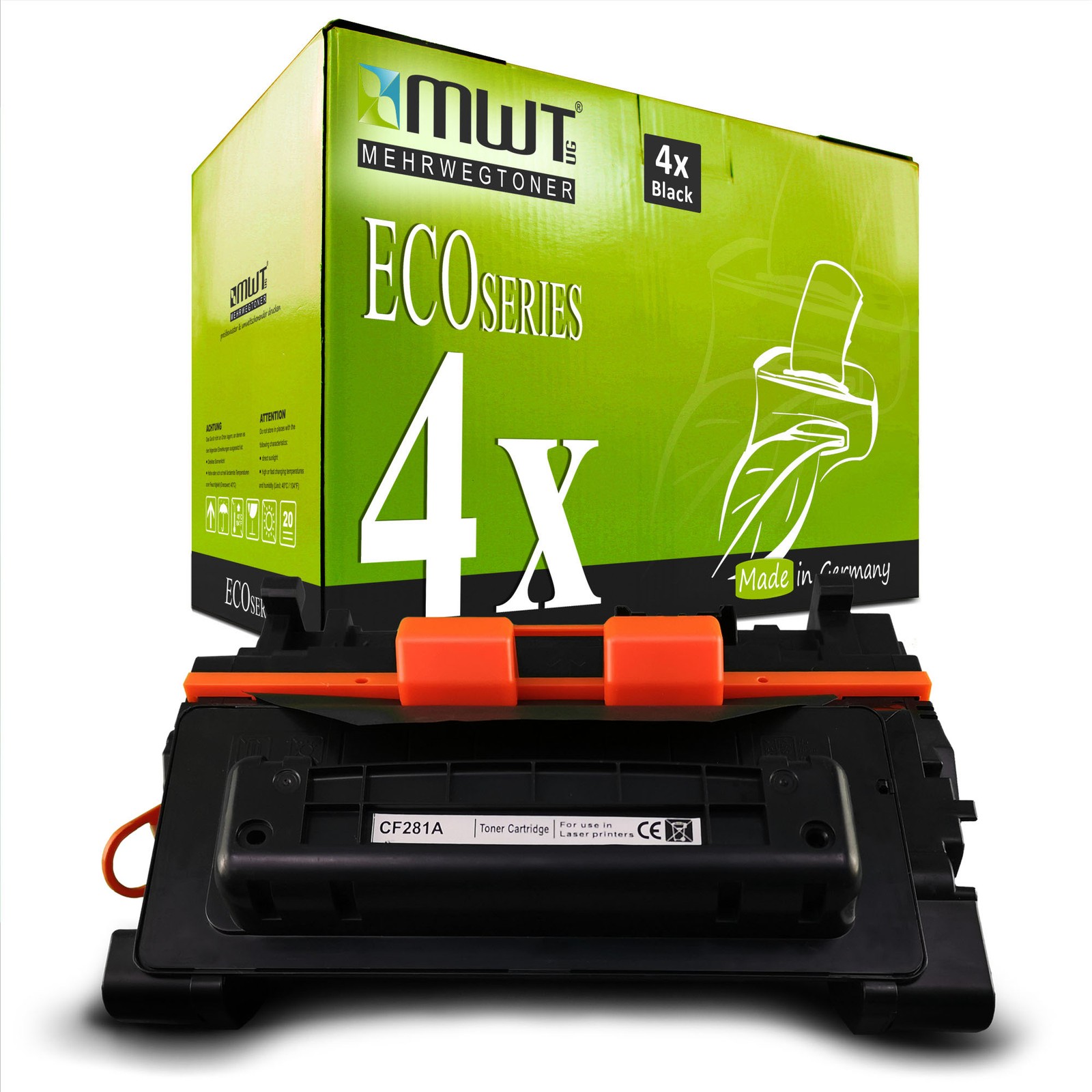 4x MWT ECO Toner XXL Compatible with HP LaserJet Enterprise M-630-h