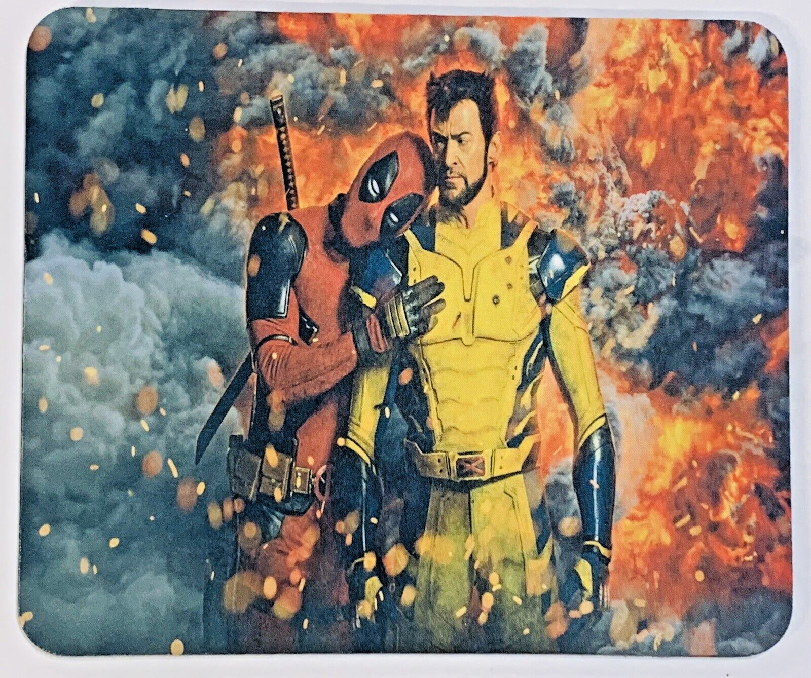 Deadpool And WOLVERINE mouse pad 9.5" x 7.9"