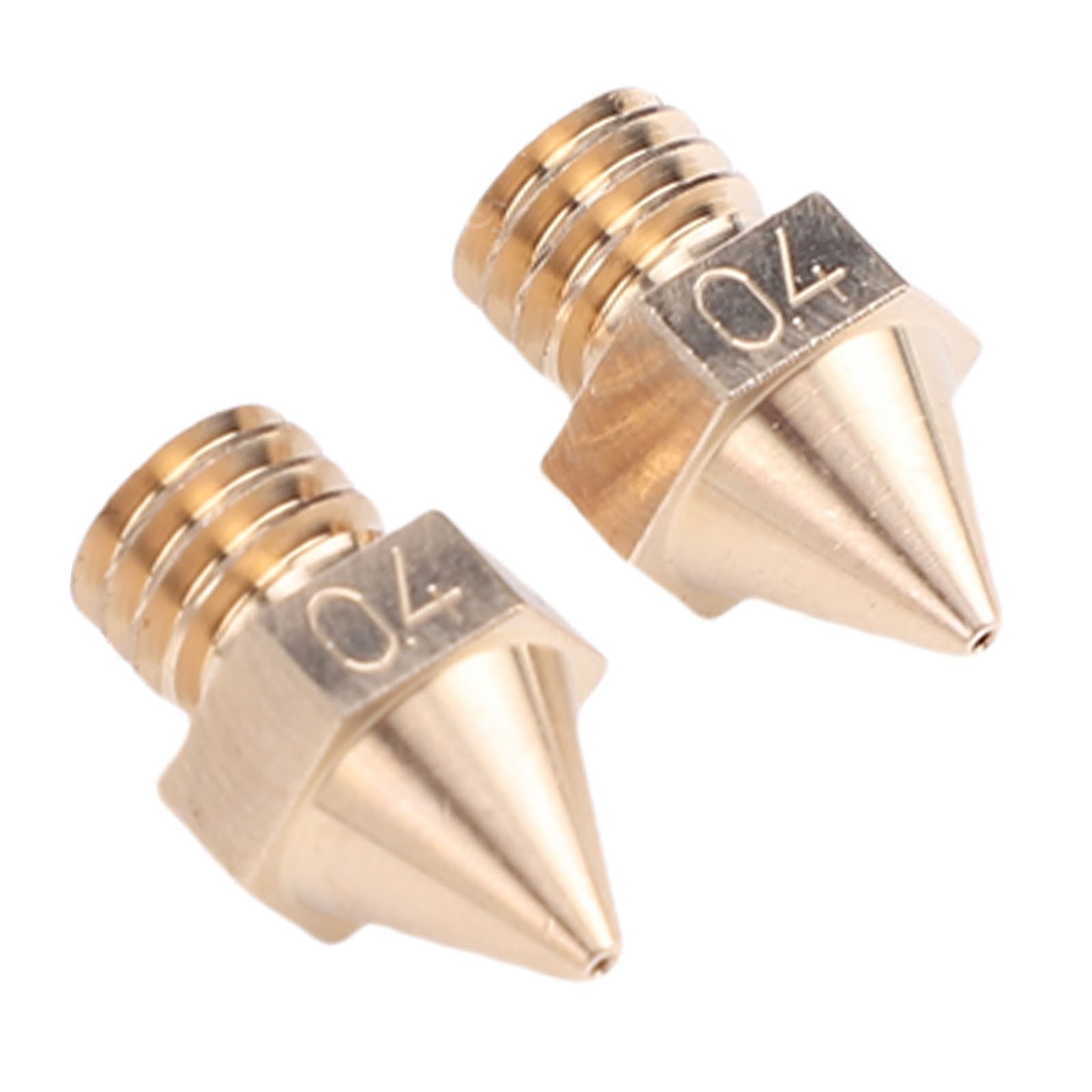 ♡ 2Pcs 3D Printer Brass Nozzle Replacement For Raise3D N 0.4MM Brass Accuracy