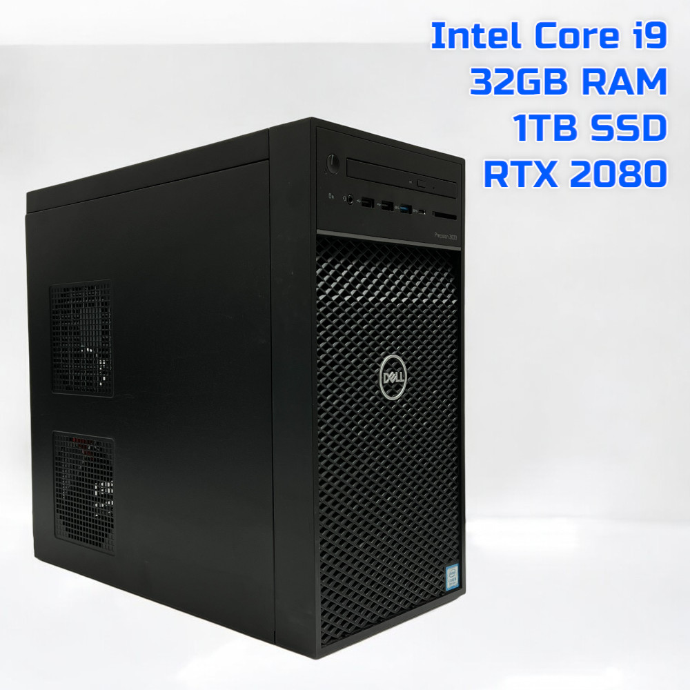 Dell Precision 3630 Intel Core i9-9900K 32GB RAM 1TB SSD NVIDIA GeForce RTX 2080