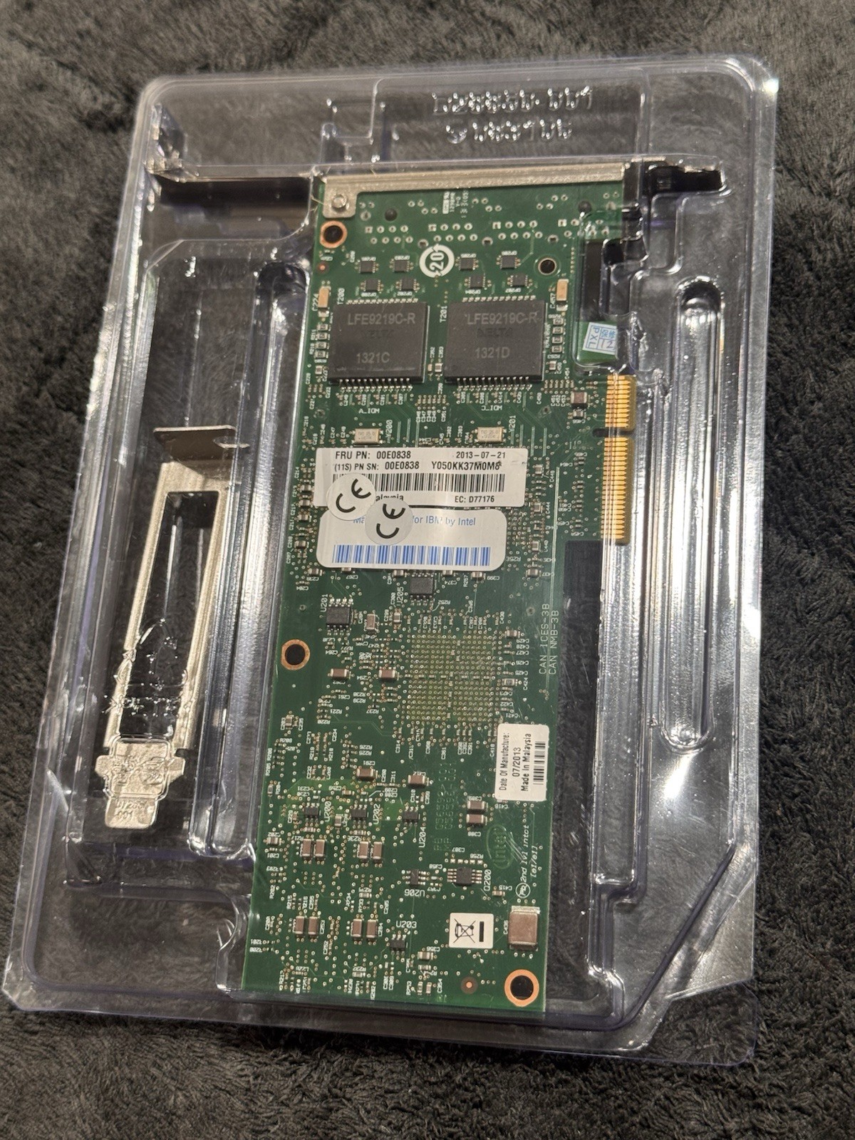 IBM 00E0838 Network Adapter 1GB 4-Port BASE-TX PCIe