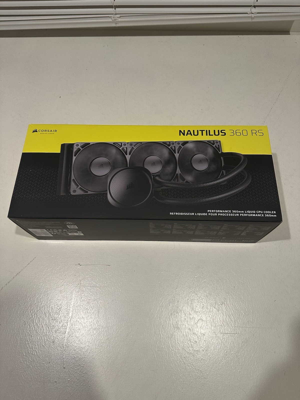Corsair Nautilus 360 RS Liquid CPU Cooler, Open Box Unused