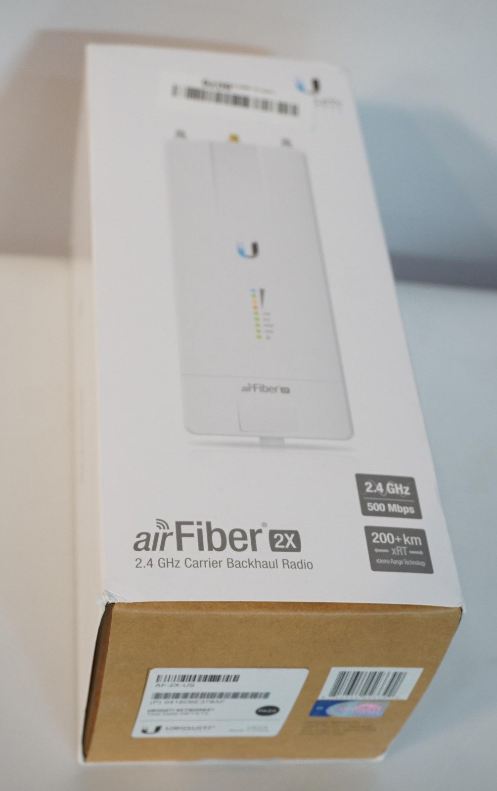 O.B UBIQUITI AF-2X-US AIRFIBER2X CARRIER BACKHAUL 2.4GHZ RADIO AIR FIBER 500MBPS