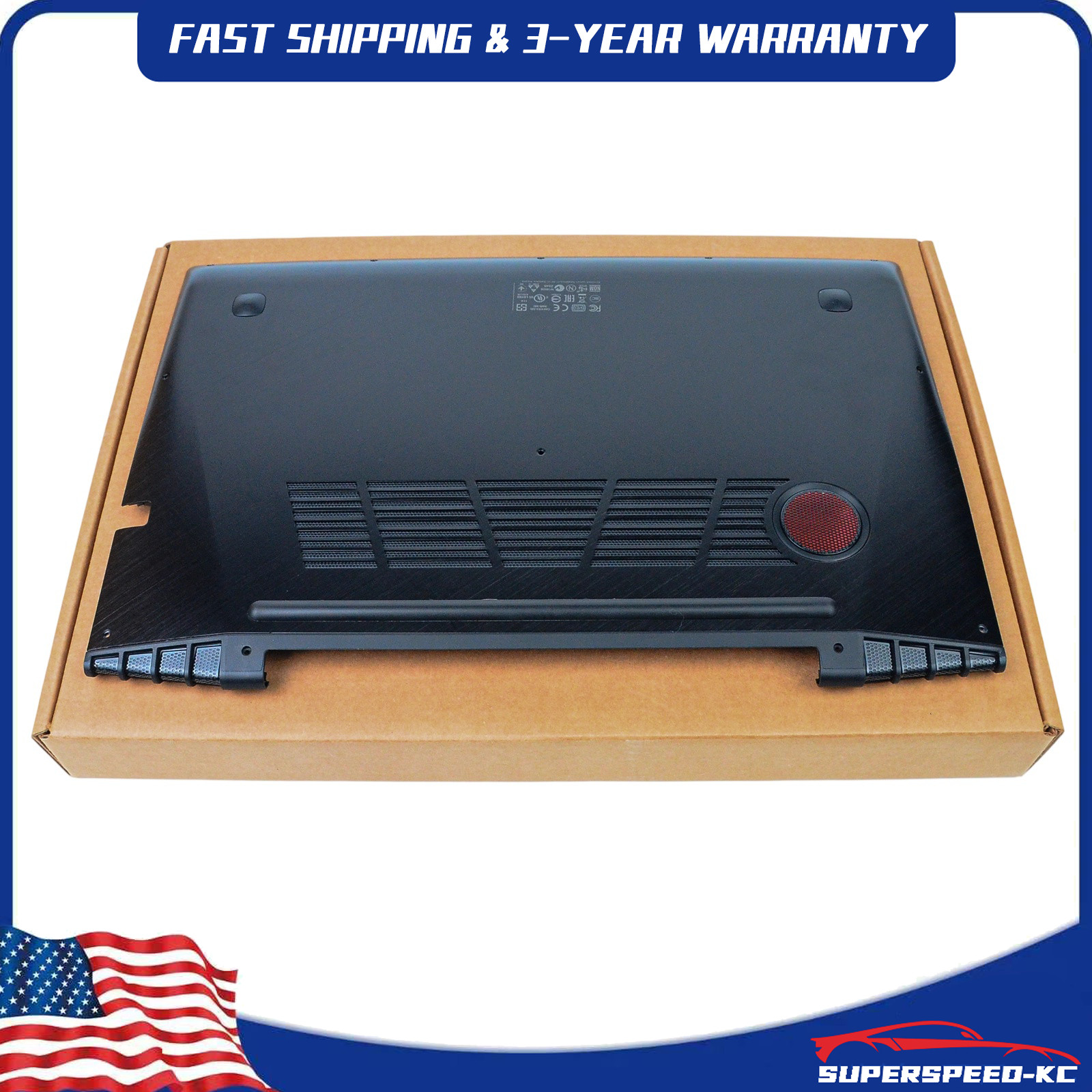 AM14R000500H Bottom Case for Lenovo Y50-70 15.6" Laptop Black New US Seller