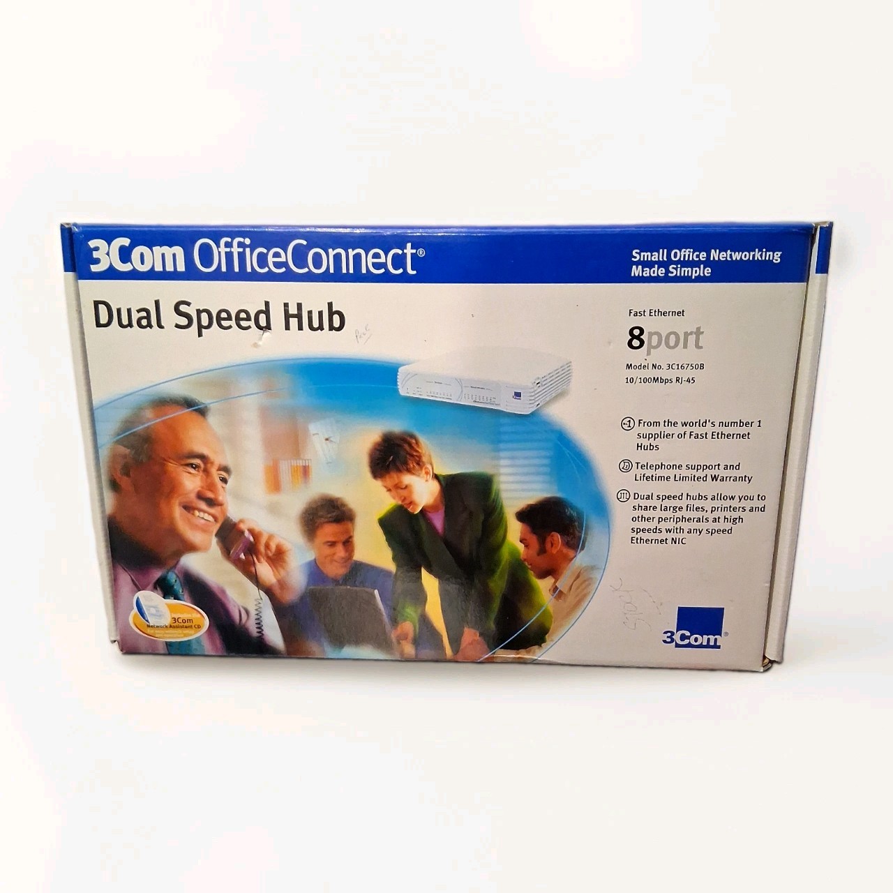 3COM OFFICECONNECT FAST ETHERNET HUB 3C16722A
