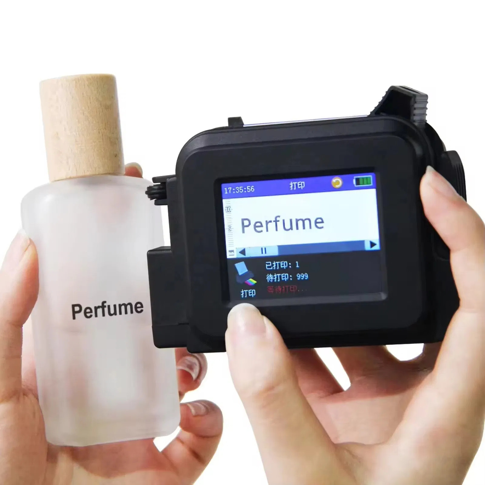 12.7mm Mini Handheld Inkjet Printer Expiry Date Serial QR Code