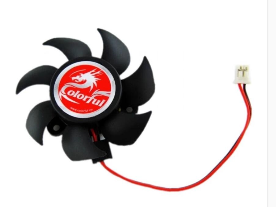 Diameter 4.6CM Hole Pitch 2.6CM Graphics Card Silent Fan For GT730 4HDMI HD5450