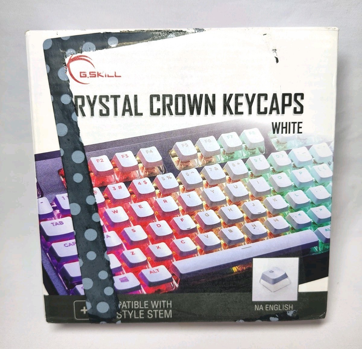 G.SKILL Crystal Crown Keycaps - White