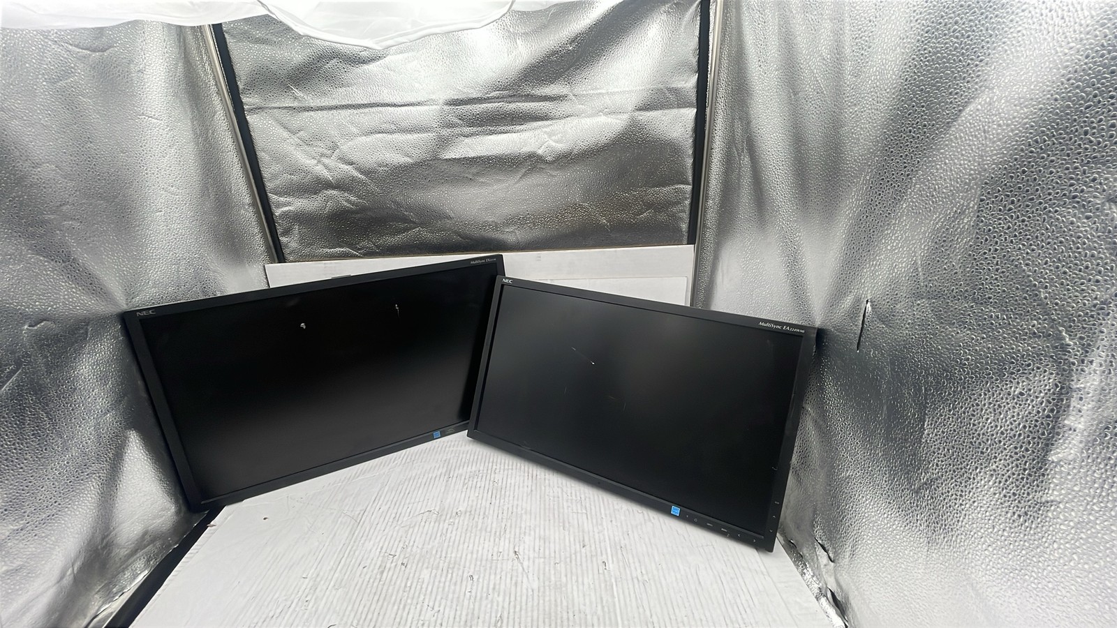 NEC MultiSync EX231W & EA224WMi-BK CD Monitors No Stands Lot Of 2