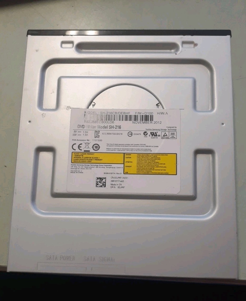 Toshiba Samsung  Internal DVD Writer SH-216-CB/DEBHF
