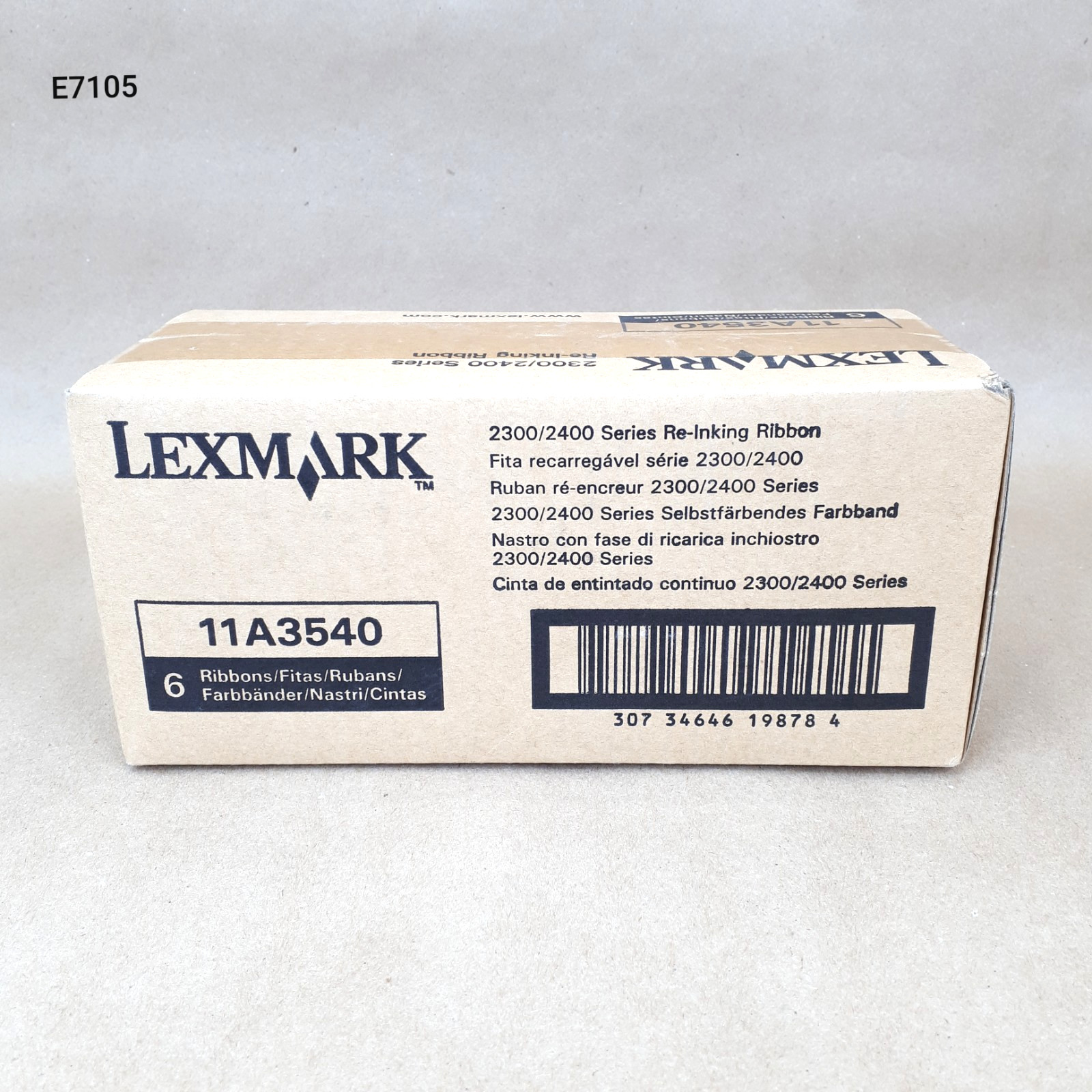 (6) IBM/Lexmark 2380 2381 2390 2391 Compatible Printer Ribbons 11A3540 NEW E7105