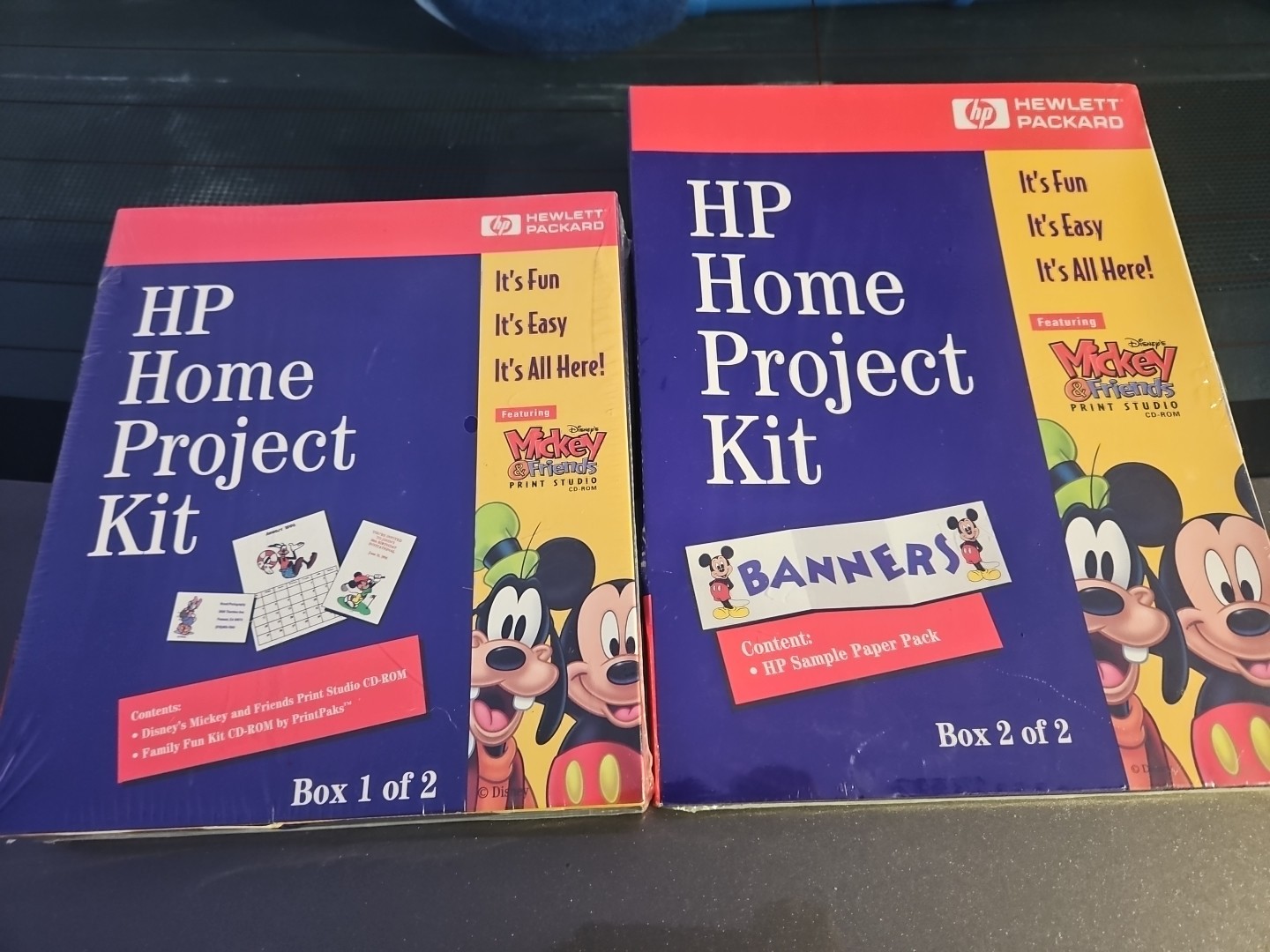 HP Home Project Kit For Making Banners Disney's Mickey & Friends Print Studio