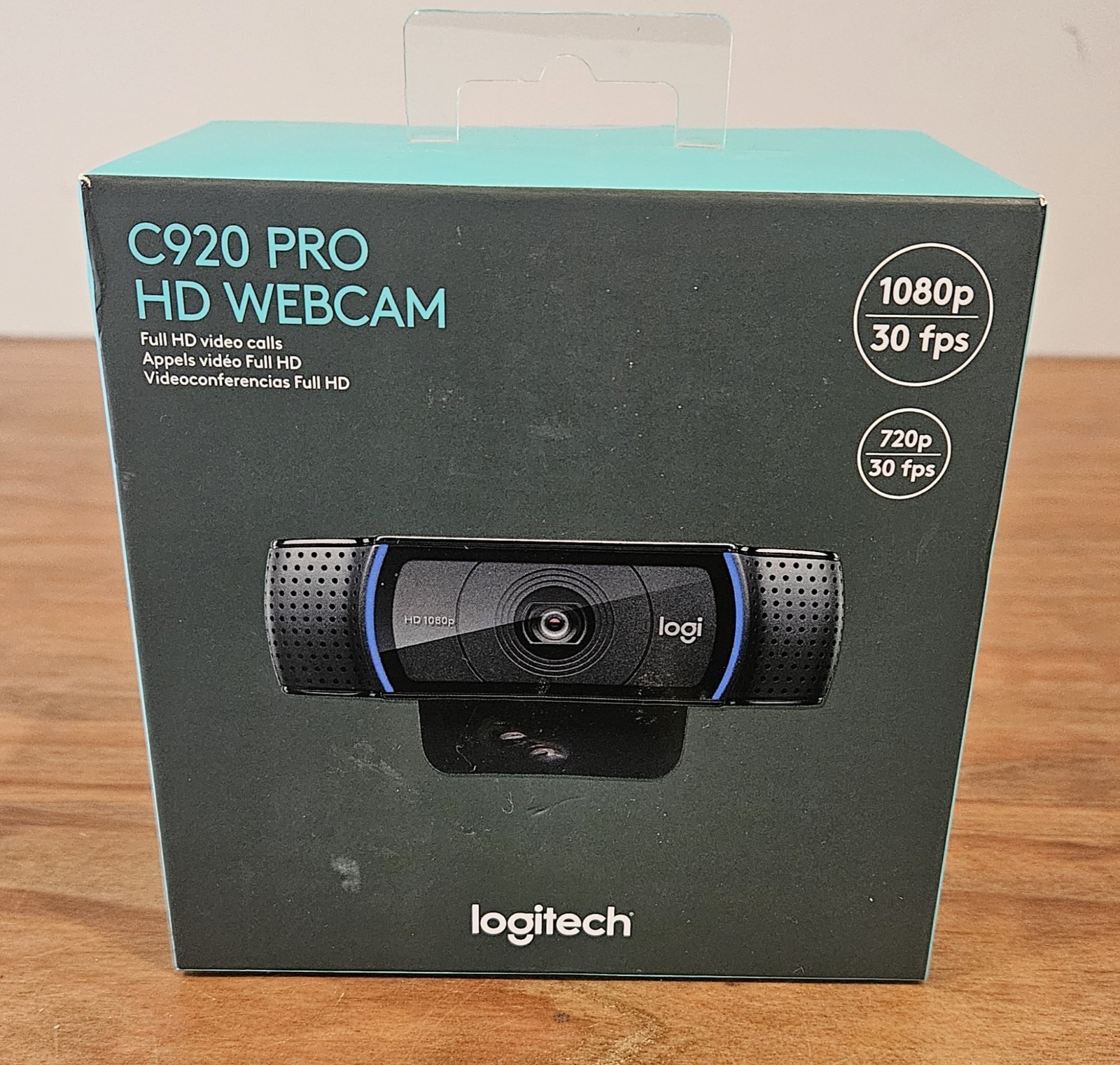 Logitech C920 Pro HD Webcam 1080p 30fps Autofocus Stereo Audio 960-000764