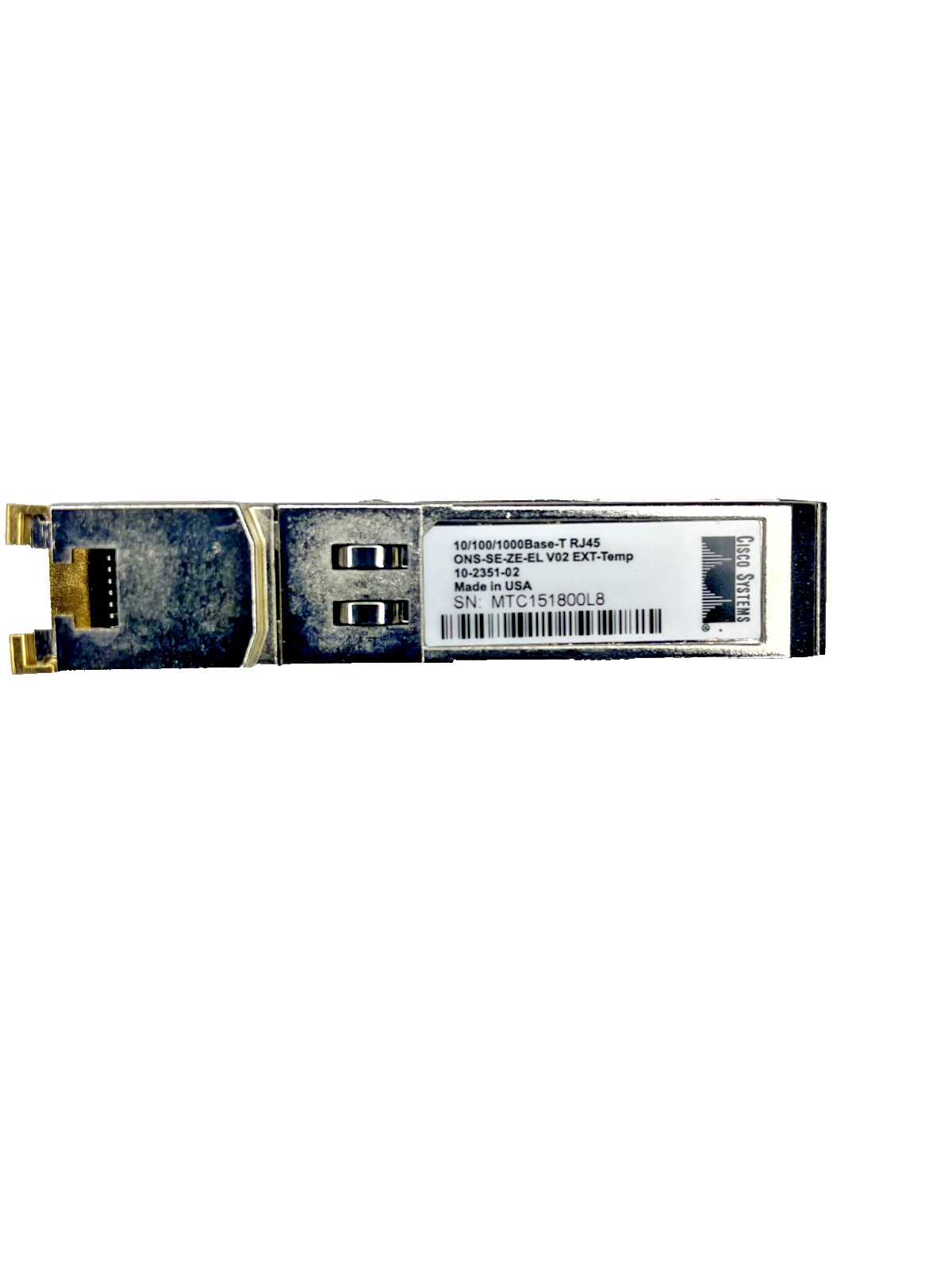 GENUINE CISCO ONS-SE-ZE-EL - 10/100/1000BaseT Multi-rate RJ45