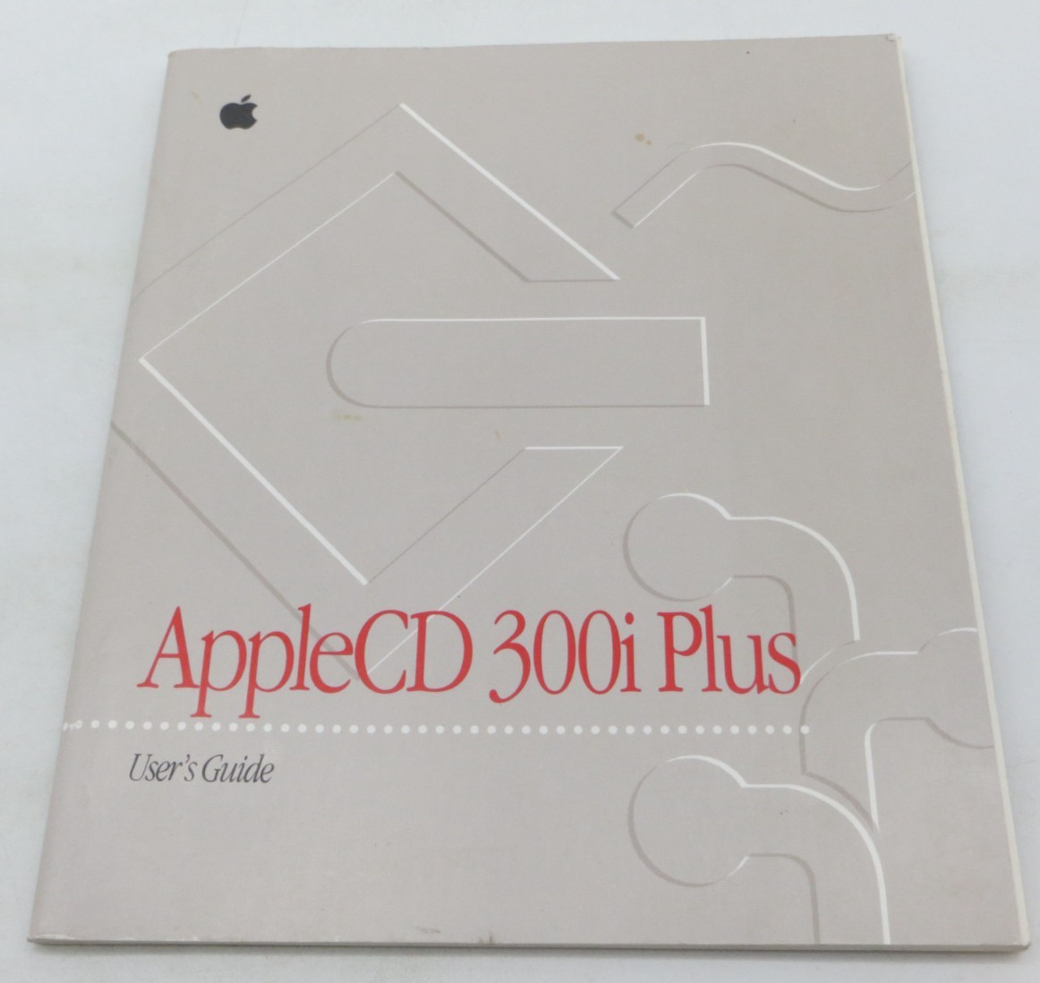 1994 Apple AppleCD 300i Plus User's Guide vintage computer book #3503